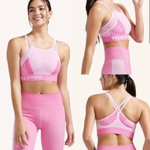 Peloton Women's Pink Sports Bra